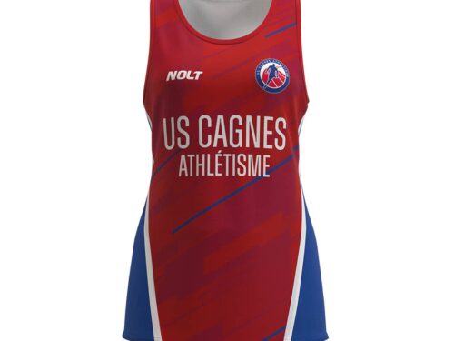 Tenues et maillot d'Athlétisme éco-responsables et personnalisables à base de polyester recyclé et recyclable de la marque NOLT.