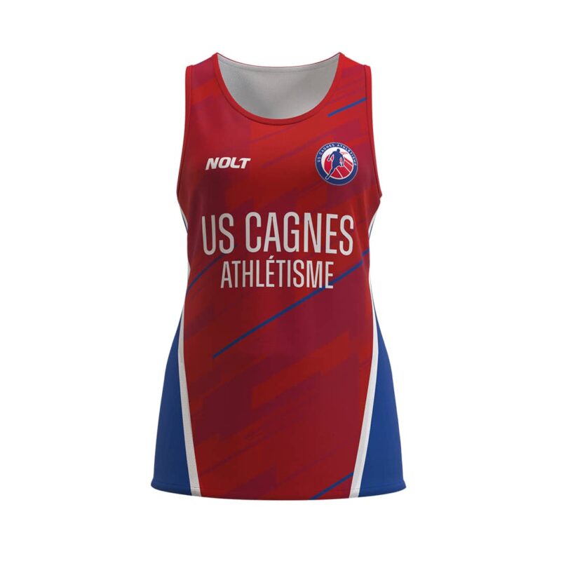 Tenues et maillot d'Athlétisme éco-responsables et personnalisables à base de polyester recyclé et recyclable de la marque NOLT.