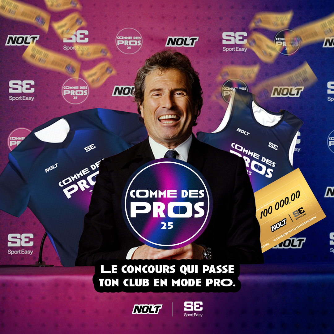 Comme des pros : Le concours qui passe ton club en mode pro.